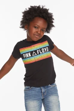 Outlet Chaser Brand Pink Floyd Rainbow Stripe Boys Tee