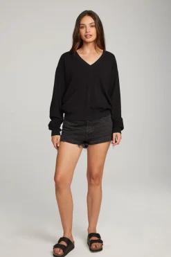 Cheap Chaser Brand Poppy Black Pullover
