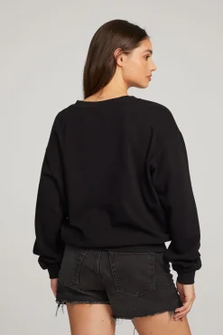 Cheap Chaser Brand Poppy Black Pullover