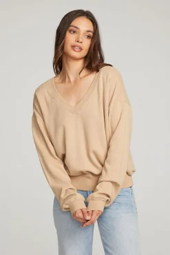 Shop Chaser Brand Poppy Cappuccino Pullover