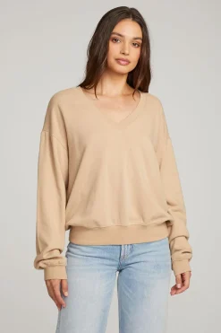Shop Chaser Brand Poppy Cappuccino Pullover