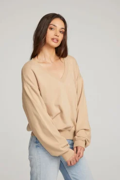 Shop Chaser Brand Poppy Cappuccino Pullover