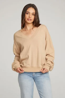 Shop Chaser Brand Poppy Cappuccino Pullover