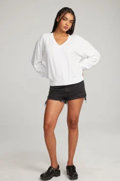 Outlet Chaser Brand Poppy White Pullover
