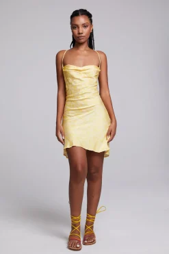 Outlet Chaser Brand Positano Lemon Zest Slip Dress