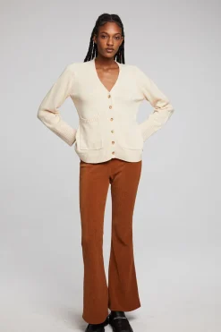 Best Sale Chaser Brand Presley Whitecap Grey Cardigan