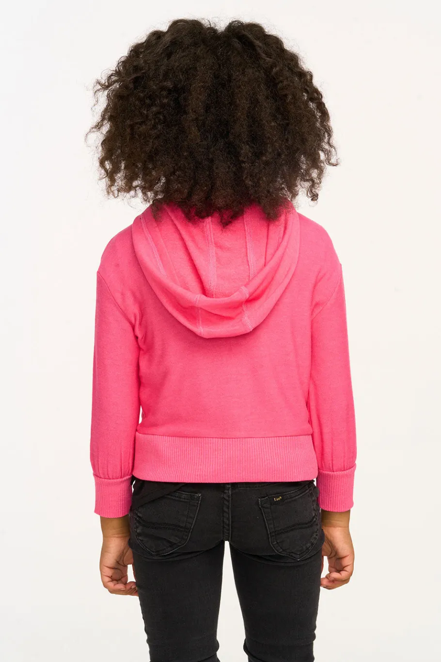 Discount Chaser Brand Puffy Flamingo Pink Cozy Knit Zip Up Hoodie