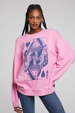 Outlet Chaser Brand Queen Of Hearts Pullover