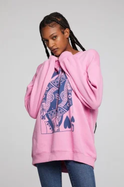 Outlet Chaser Brand Queen Of Hearts Pullover