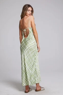 Cheap Chaser Brand Quisisana Pistachio Maxi Dress