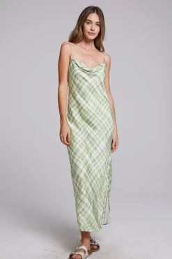Cheap Chaser Brand Quisisana Pistachio Maxi Dress