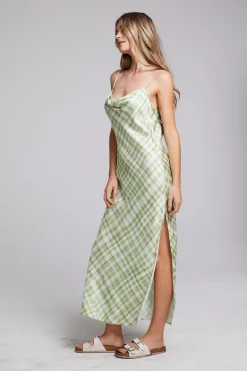 Cheap Chaser Brand Quisisana Pistachio Maxi Dress