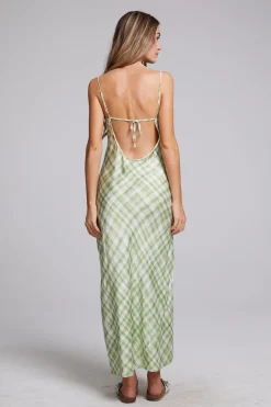 Cheap Chaser Brand Quisisana Pistachio Maxi Dress