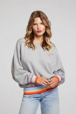 Online Chaser Brand Rainbow Pullover