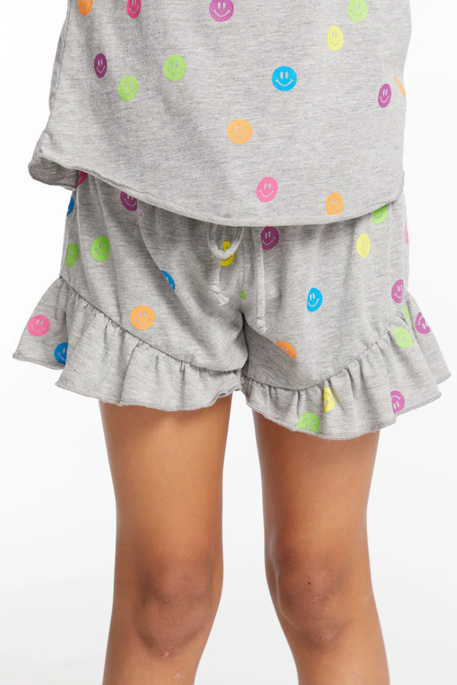 Hot Chaser Brand Rainbow Smiles Girls Shorts