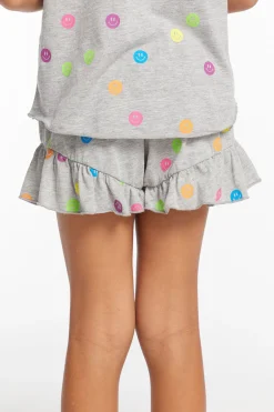 Hot Chaser Brand Rainbow Smiles Girls Shorts