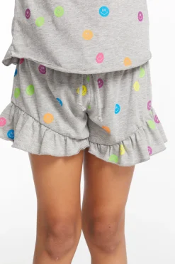 Hot Chaser Brand Rainbow Smiles Girls Shorts