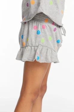 Hot Chaser Brand Rainbow Smiles Girls Shorts