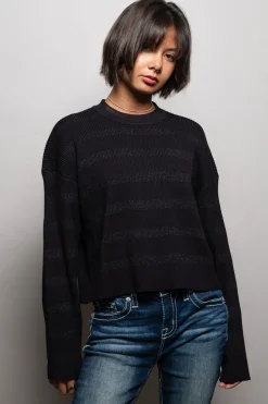 New Chaser Brand Ramonee Fillmore Stripe Pullover