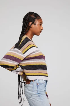 Outlet Chaser Brand Ramonee Haight Street Stripe Pullover