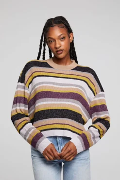 Outlet Chaser Brand Ramonee Haight Street Stripe Pullover