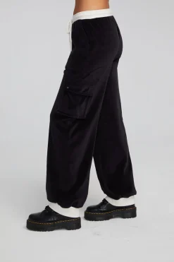 Shop Chaser Brand Raquel Shadow Black Joggers