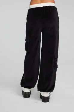 Shop Chaser Brand Raquel Shadow Black Joggers