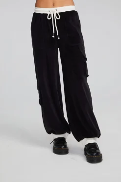 Shop Chaser Brand Raquel Shadow Black Joggers
