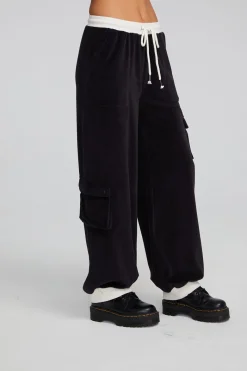 Shop Chaser Brand Raquel Shadow Black Joggers