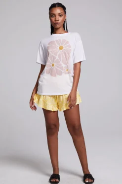 Sale Chaser Brand Retro Flowers Tee