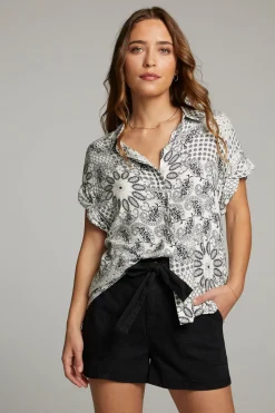 Discount Chaser Brand Rhythmm Paisley Bandana Button Down