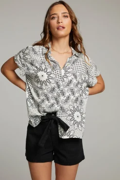 Discount Chaser Brand Rhythmm Paisley Bandana Button Down