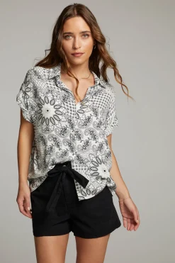 Discount Chaser Brand Rhythmm Paisley Bandana Button Down