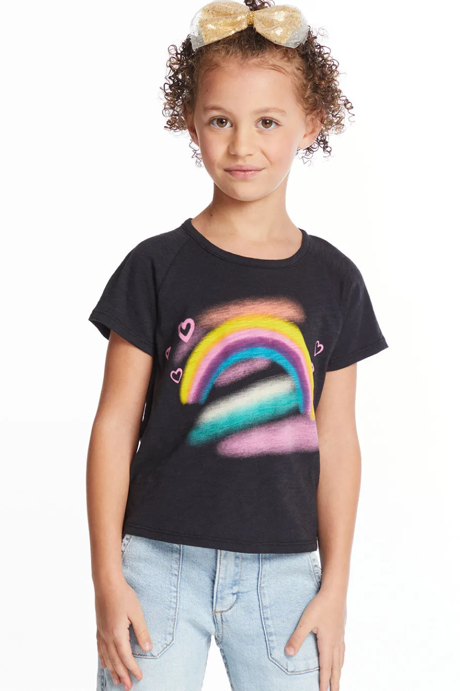 Outlet Chaser Brand Ride The Rainbow Girls Tee