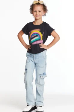Outlet Chaser Brand Ride The Rainbow Girls Tee