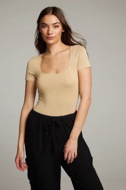 New Chaser Brand River Cappuccino Bodysuit