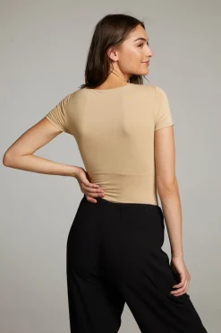 New Chaser Brand River Cappuccino Bodysuit