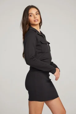 Sale Chaser Brand River Licorice Mini Dress