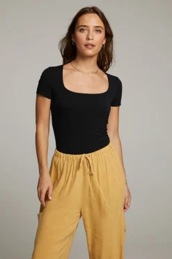 Outlet Chaser Brand River True Black Bodysuit