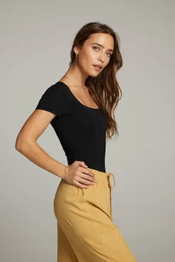 Outlet Chaser Brand River True Black Bodysuit