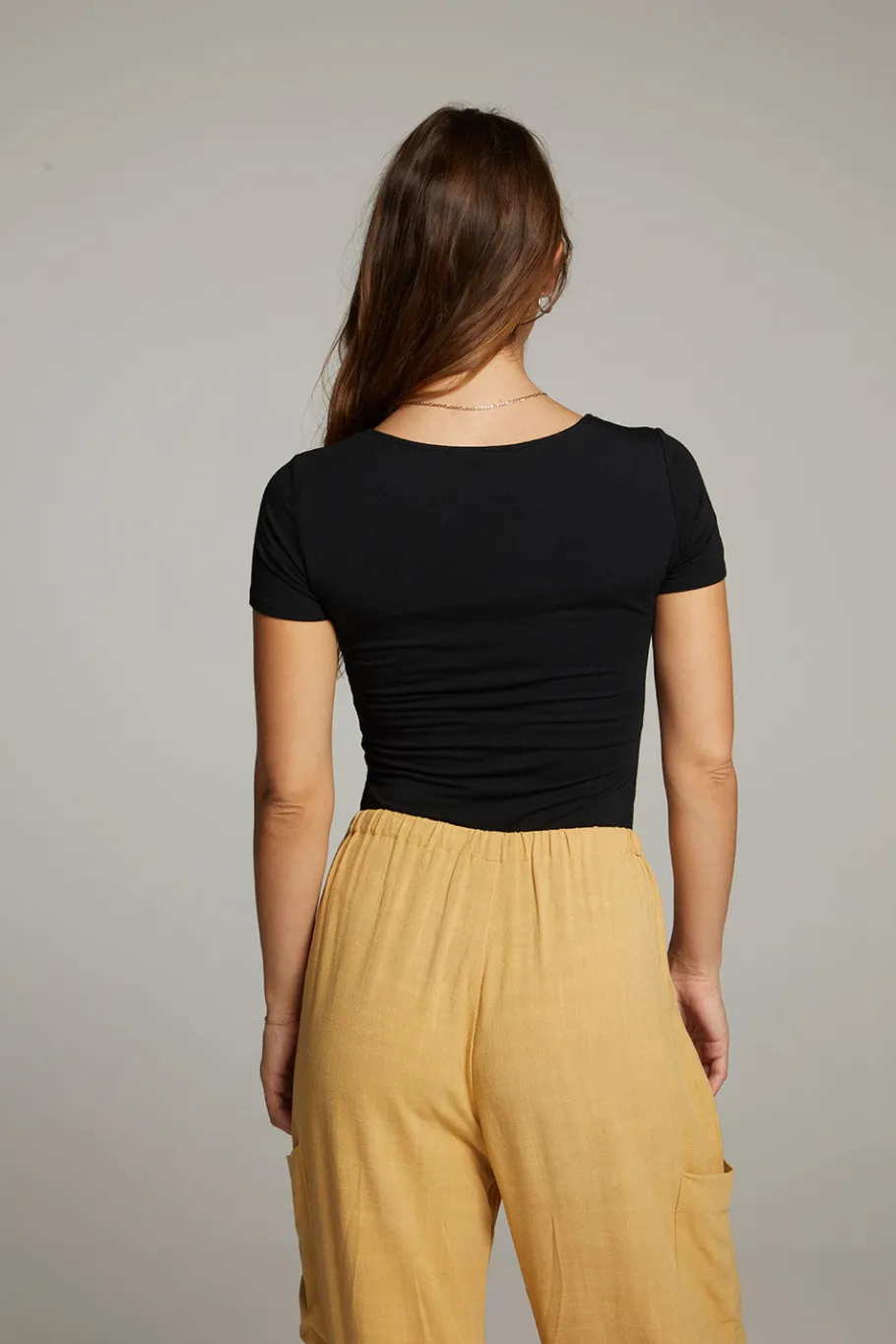 Outlet Chaser Brand River True Black Bodysuit