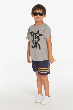 Hot Chaser Brand Rock Star Boys Crew Neck Short Sleeve Tee
