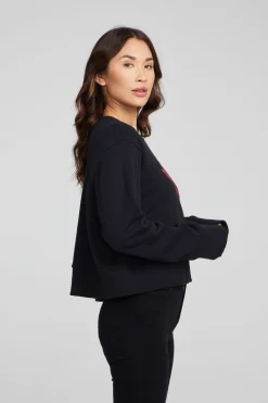 Cheap Chaser Brand Rock'n'Roll Lips Long Sleeve