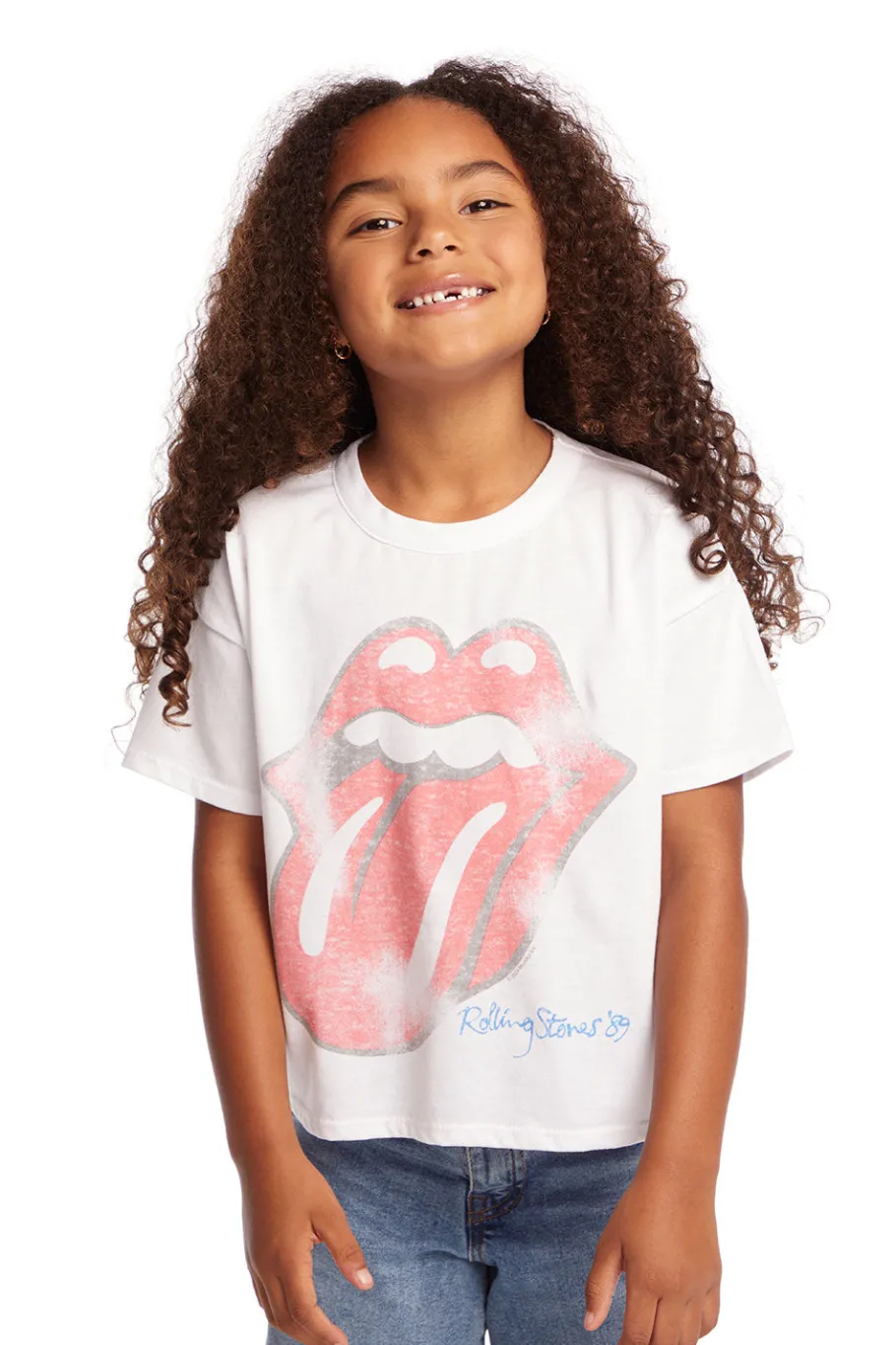 Clearance Chaser Brand Rolling Stones Classic Logo Girls Tee