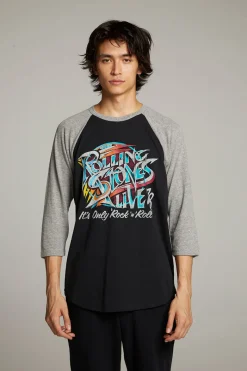 Best Chaser Brand Rolling Stones Live '78 Basball Raglan Tee