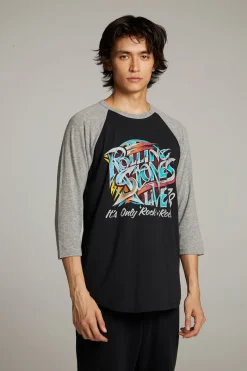 Best Chaser Brand Rolling Stones Live '78 Basball Raglan Tee
