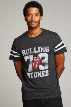 Hot Chaser Brand Rolling Stones Logo 1973 Mens Tee