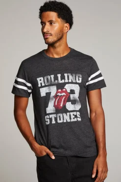 Hot Chaser Brand Rolling Stones Logo 1973 Mens Tee