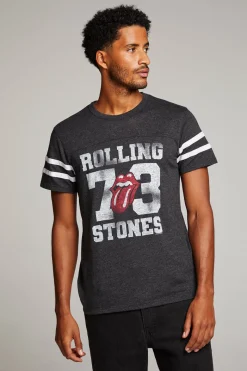 Hot Chaser Brand Rolling Stones Logo 1973 Mens Tee