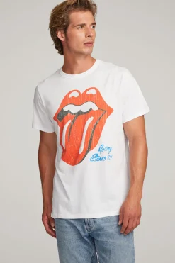 Sale Chaser Brand Rolling Stones Steel Wheels Tour Mens Tee